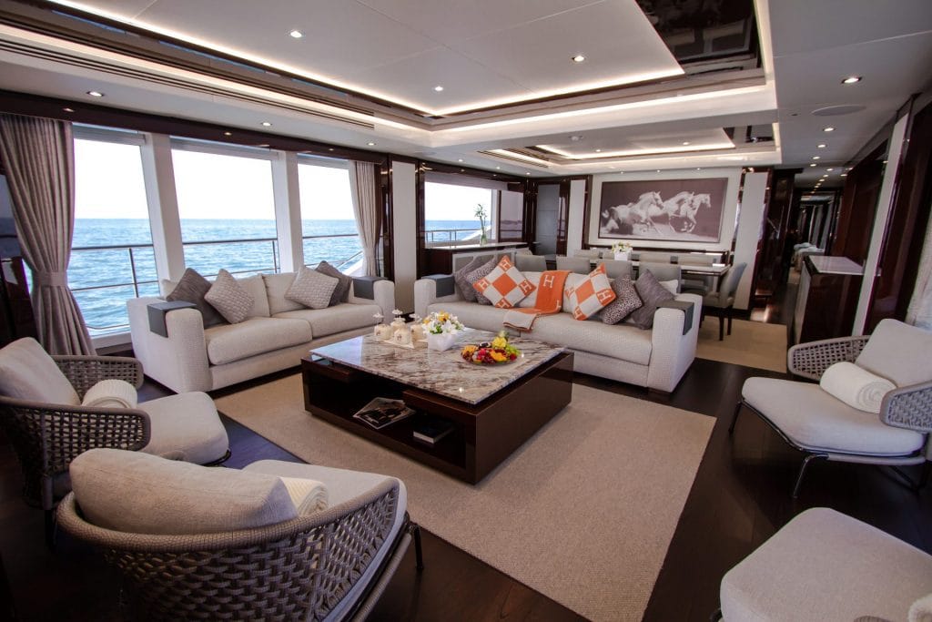 116 ft Sunseeker Legende Yacht Rental Dubai